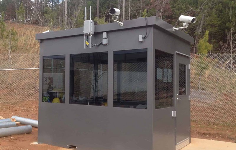 guard shack deters criminal activity 